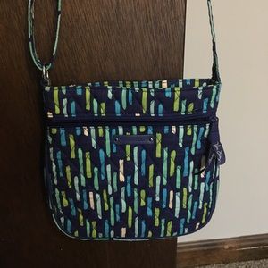 Vera Bradley Petite Double Zip Hipster Crossbody.